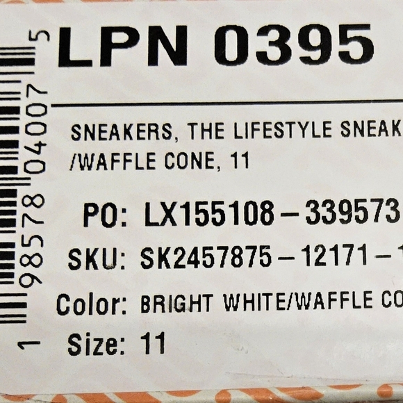 Fabletics White Waffle Cone Sneakers - Picture 4 of 4
